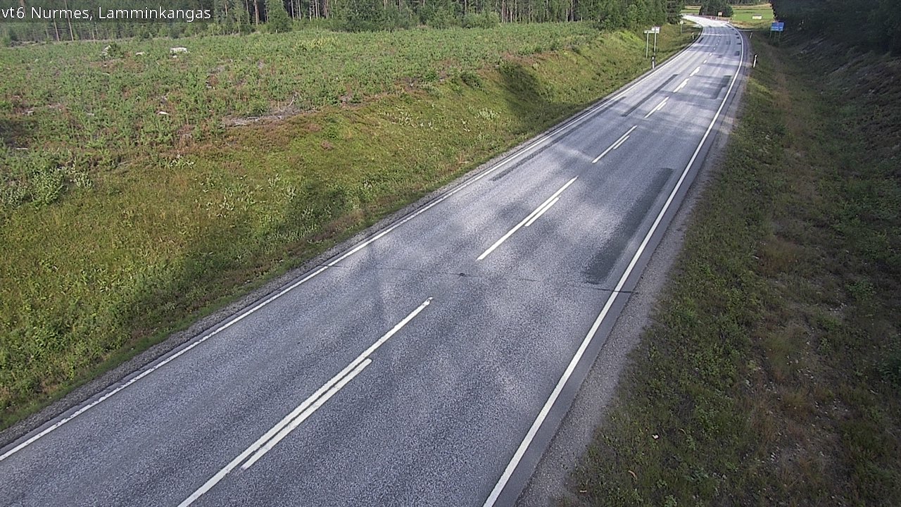 Weather Camera Image Road 6 Nurmes, Lamminkangas, Nurmes, Pohjois-Karjala