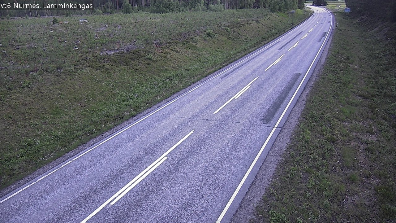 Weather Camera Image Road 6 Nurmes, Lamminkangas, Nurmes, Pohjois-Karjala