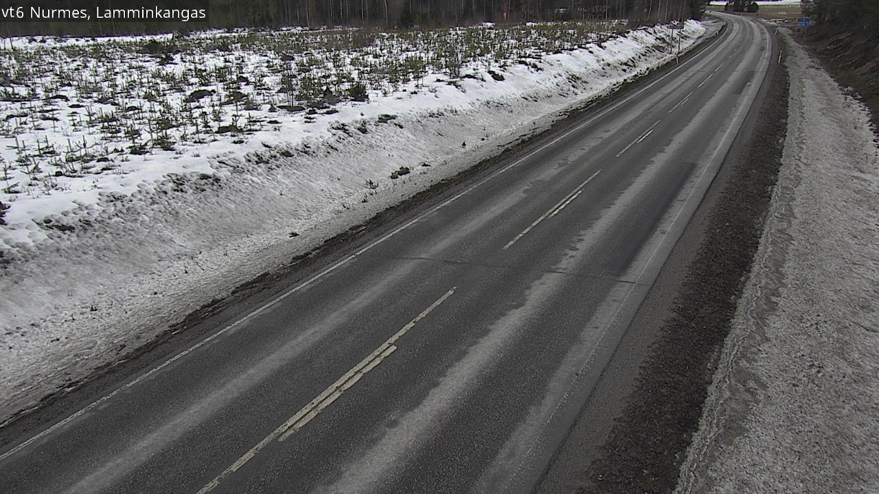 Weather Camera Image Road 6 Nurmes, Lamminkangas, Nurmes, Pohjois-Karjala