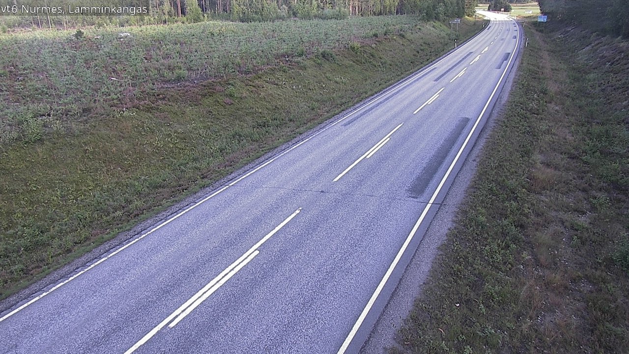 Weather Camera Image Road 6 Nurmes, Lamminkangas, Nurmes, Pohjois-Karjala