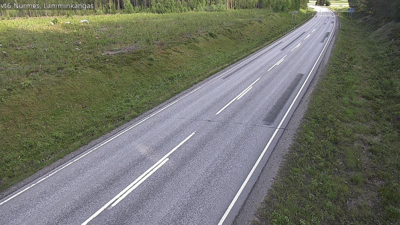 Weather Camera Image Road 6 Nurmes, Lamminkangas, Nurmes, Pohjois-Karjala