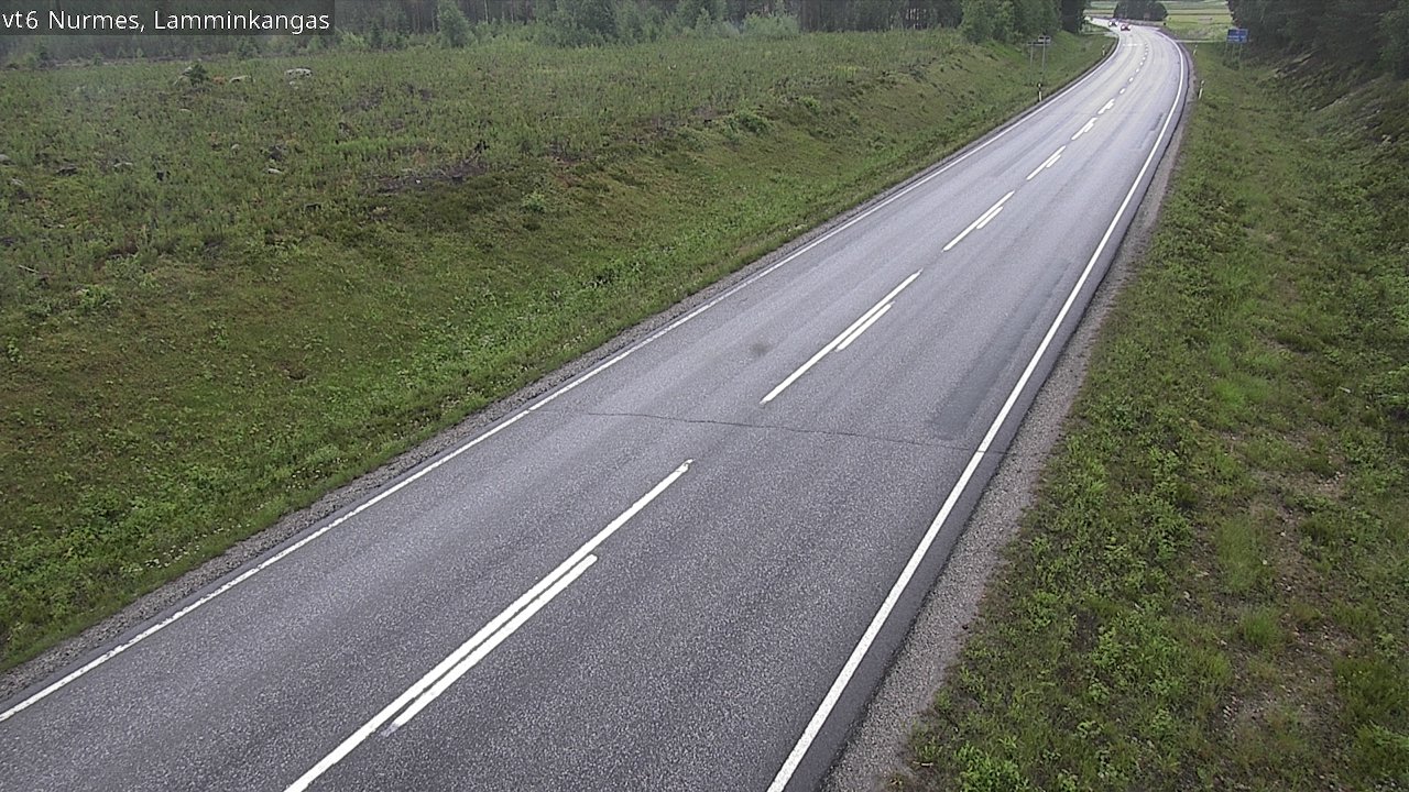 Weather Camera Image Road 6 Nurmes, Lamminkangas, Nurmes, Pohjois-Karjala