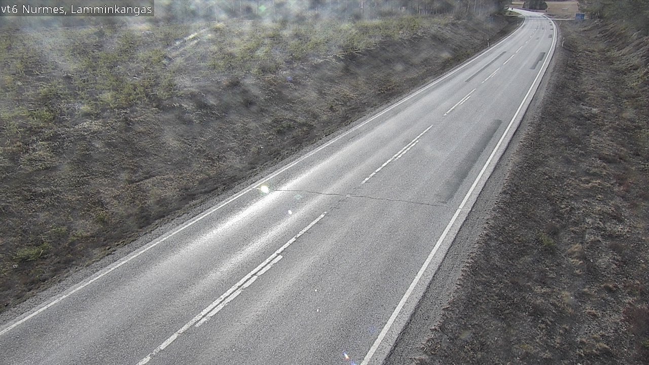 Weather Camera Image Väg 6 Nurmes, Lamminkangas, Nurmes, Pohjois-Karjala
