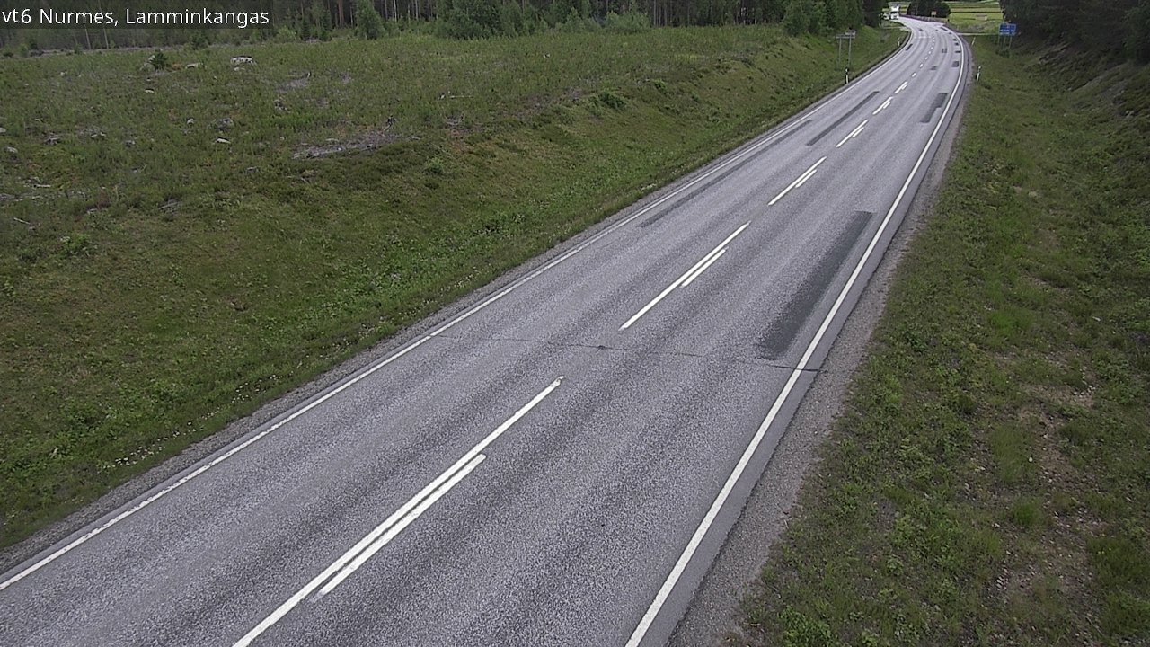 Weather Camera Image Road 6 Nurmes, Lamminkangas, Nurmes, Pohjois-Karjala