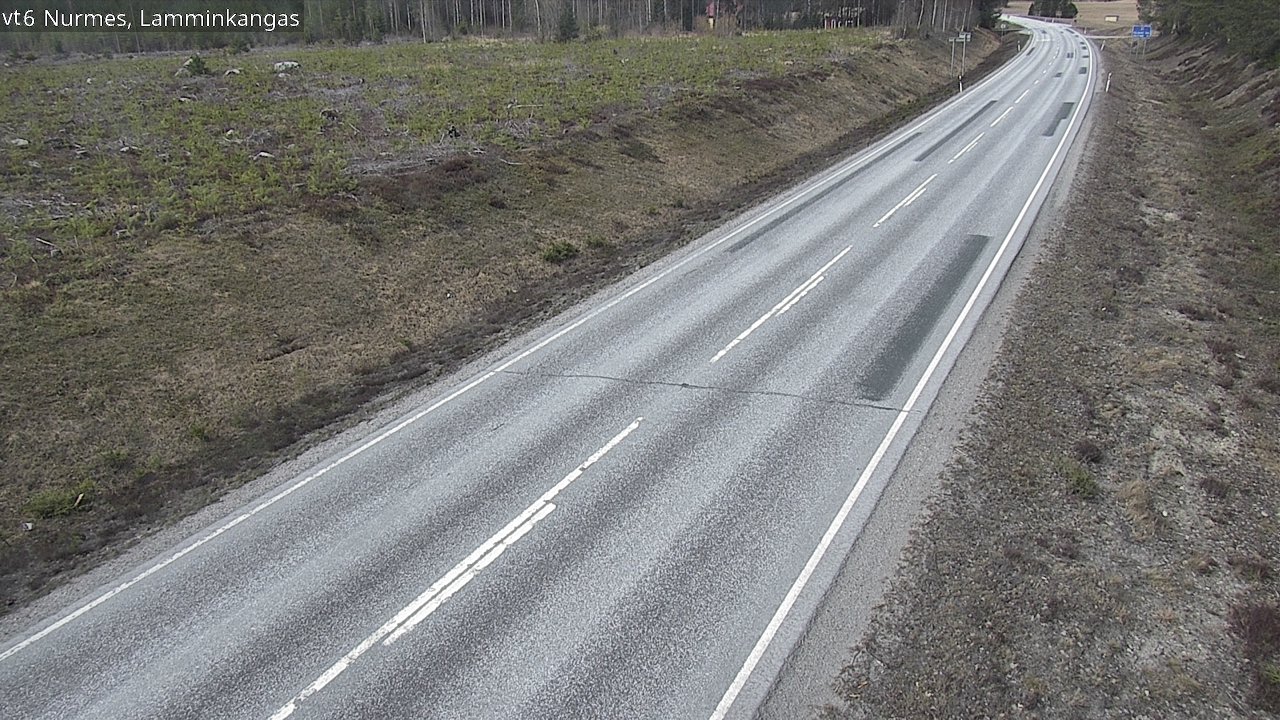 Weather Camera Image Road 6 Nurmes, Lamminkangas, Nurmes, Pohjois-Karjala