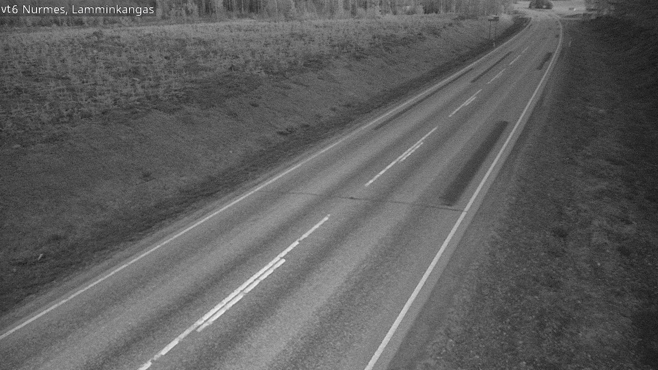Weather Camera Image Väg 6 Nurmes, Lamminkangas, Nurmes, Pohjois-Karjala