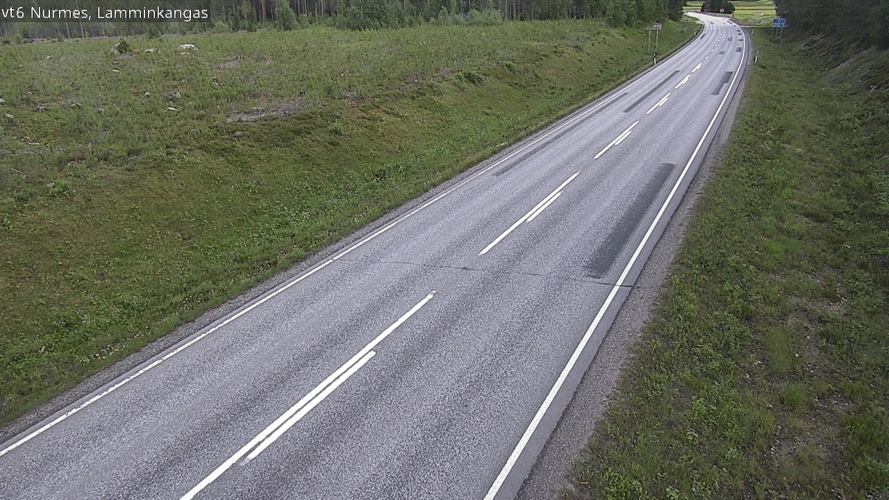 Weather Camera Image Road 6 Nurmes, Lamminkangas, Nurmes, Pohjois-Karjala