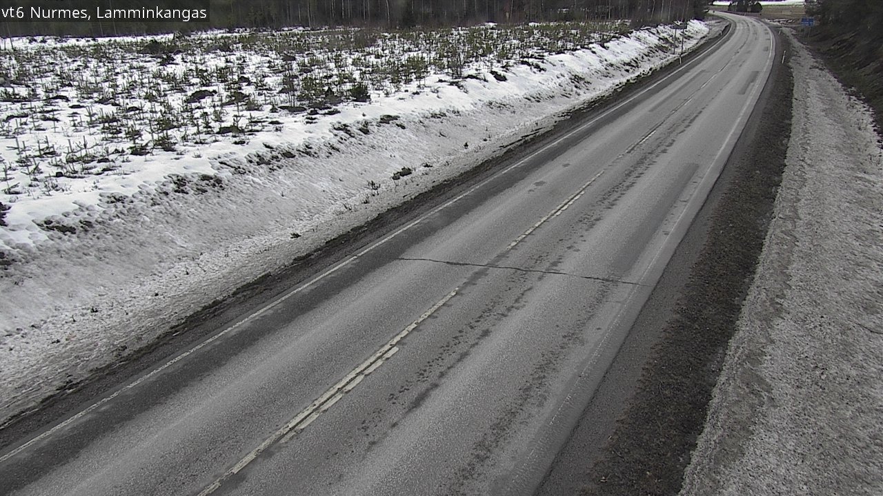 Weather Camera Image Road 6 Nurmes, Lamminkangas, Nurmes, Pohjois-Karjala