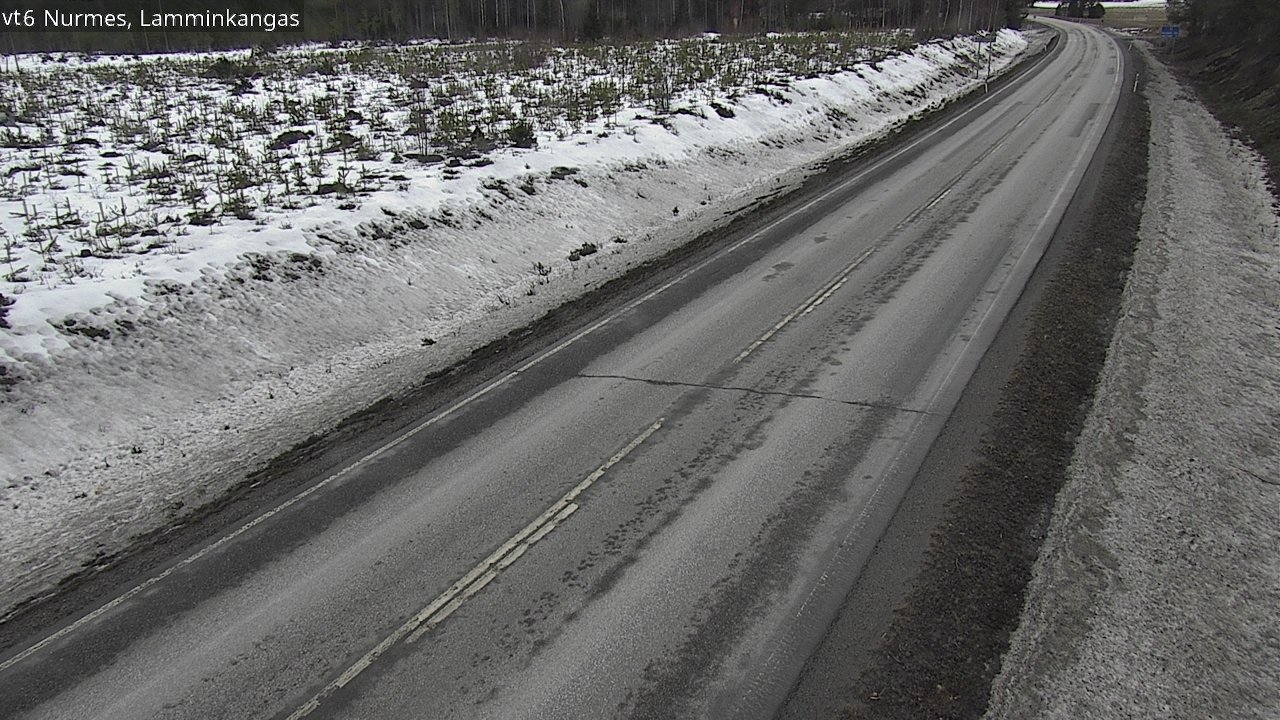 Weather Camera Image Road 6 Nurmes, Lamminkangas, Nurmes, Pohjois-Karjala