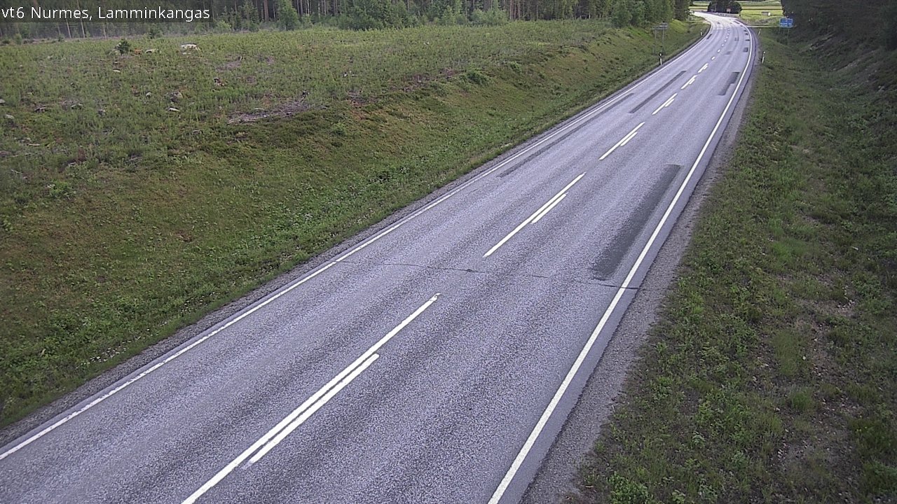 Weather Camera Image Road 6 Nurmes, Lamminkangas, Nurmes, Pohjois-Karjala