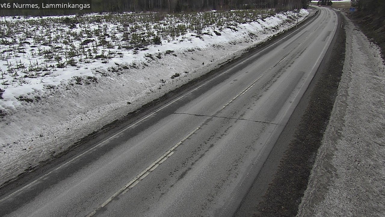 Weather Camera Image Road 6 Nurmes, Lamminkangas, Nurmes, Pohjois-Karjala