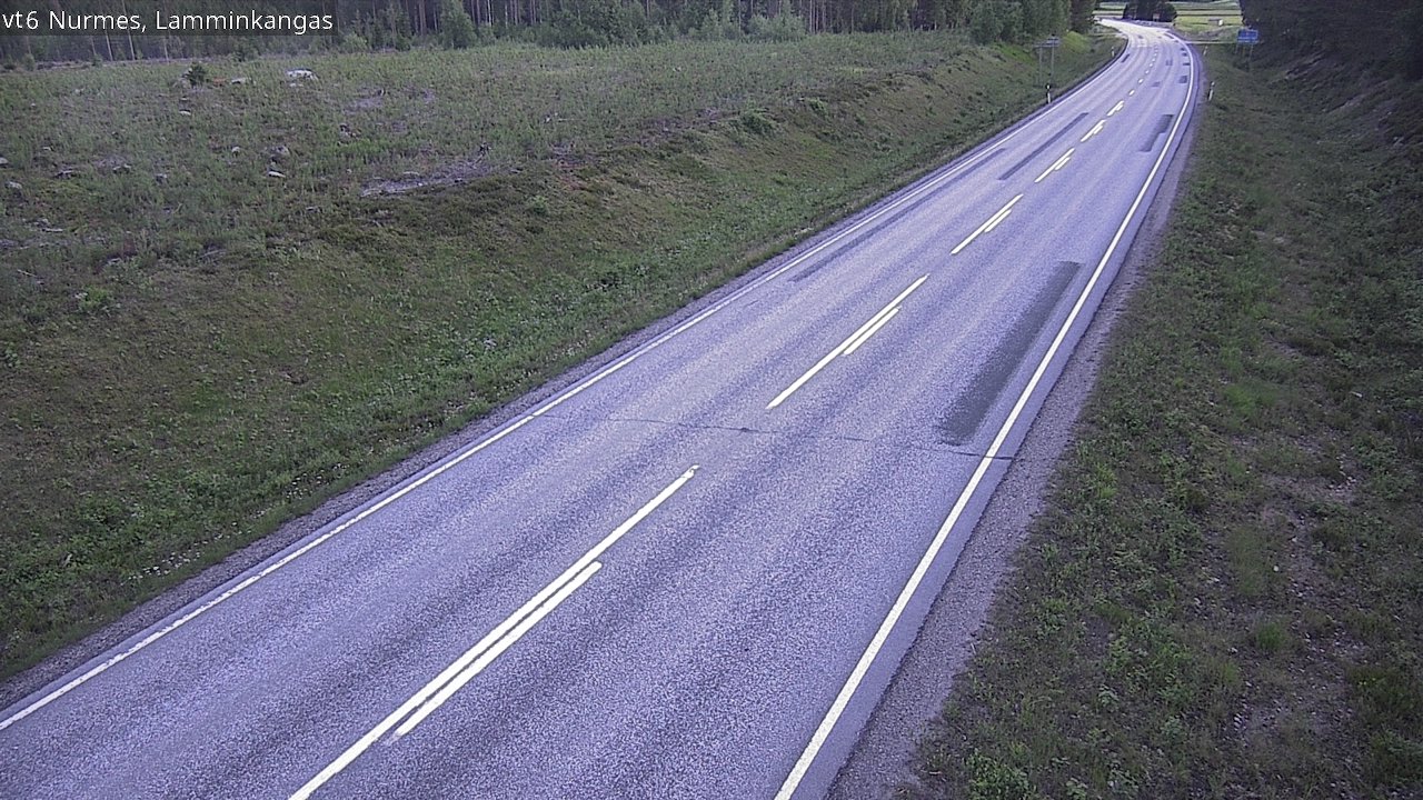 Weather Camera Image Road 6 Nurmes, Lamminkangas, Nurmes, Pohjois-Karjala