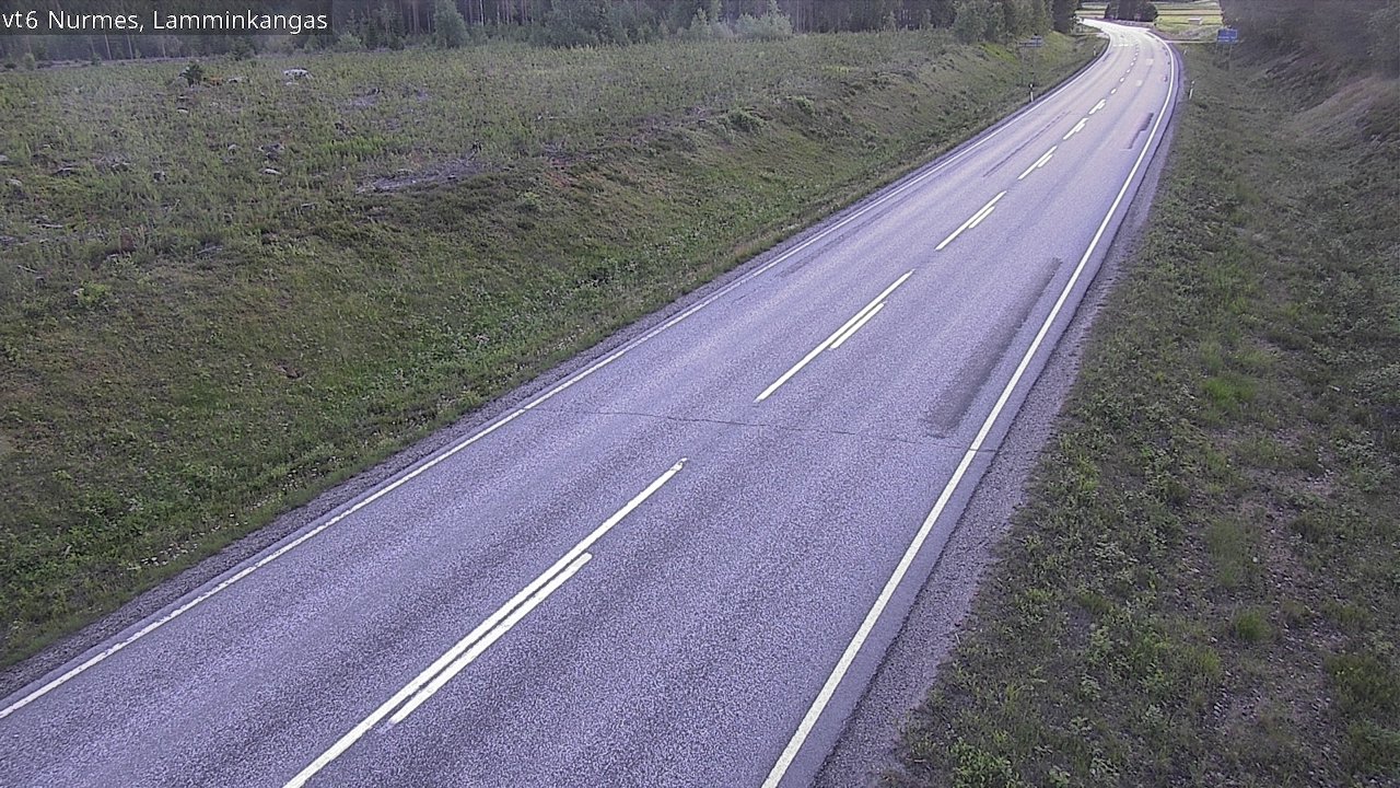 Weather Camera Image Road 6 Nurmes, Lamminkangas, Nurmes, Pohjois-Karjala