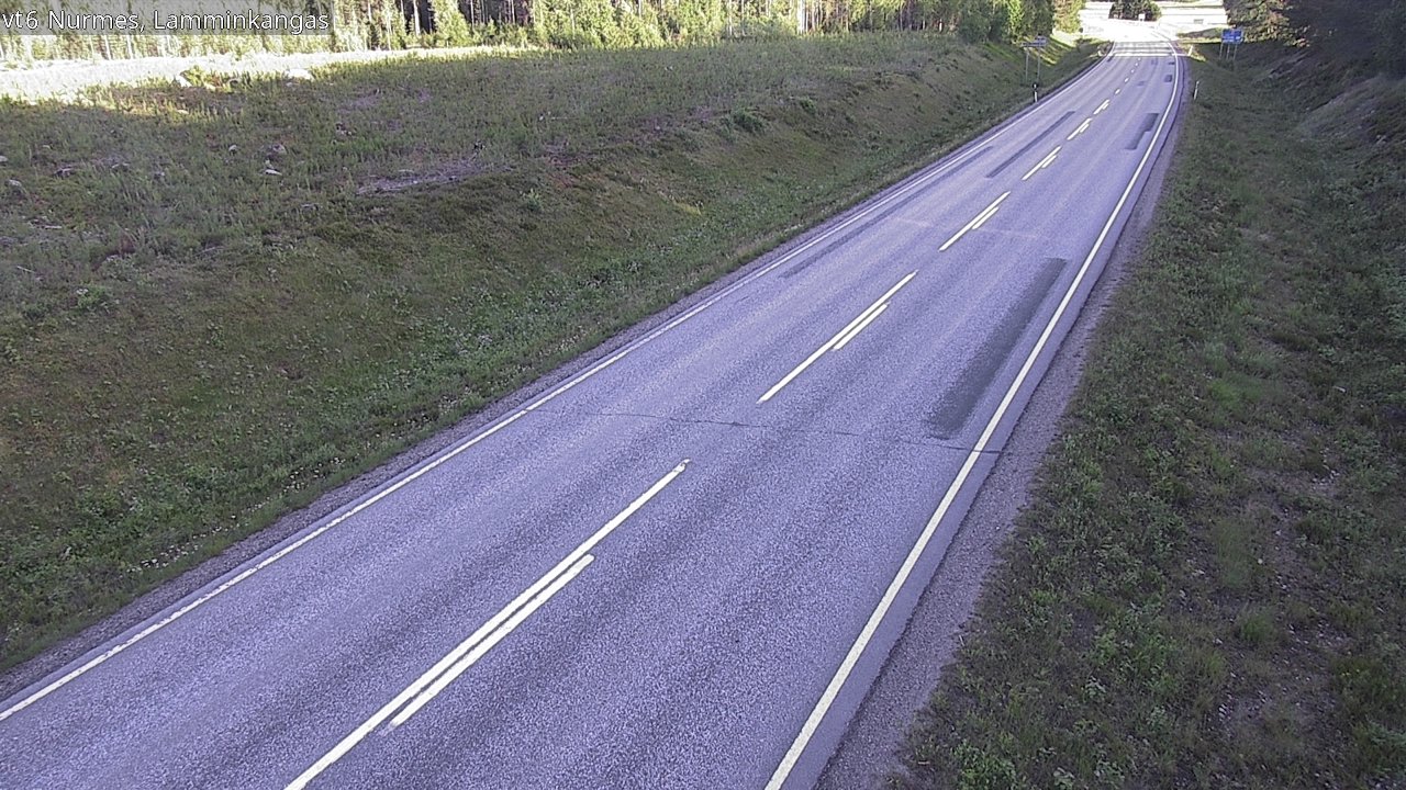 Weather Camera Image Road 6 Nurmes, Lamminkangas, Nurmes, Pohjois-Karjala