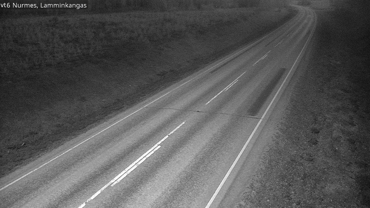 Weather Camera Image Väg 6 Nurmes, Lamminkangas, Nurmes, Pohjois-Karjala