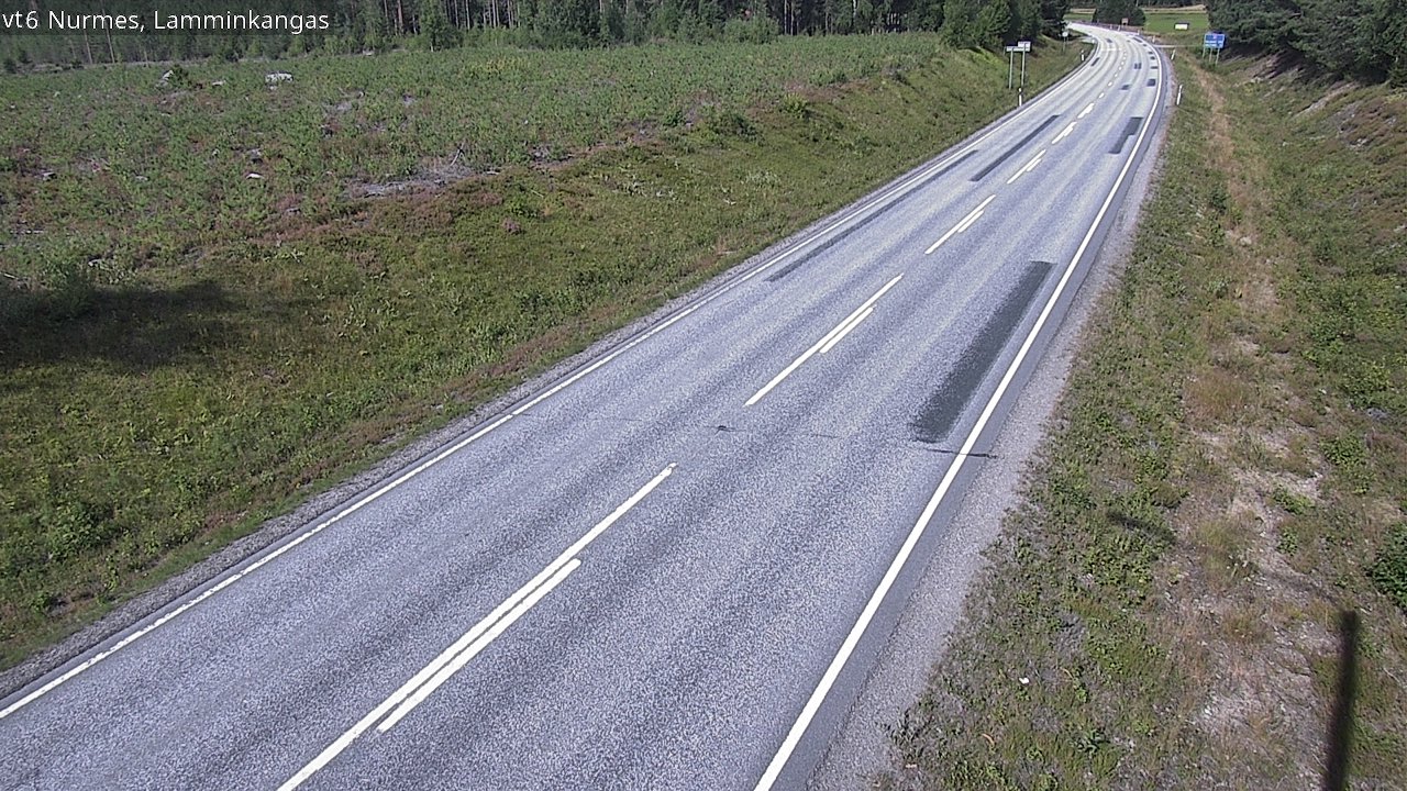 Weather Camera Image Road 6 Nurmes, Lamminkangas, Nurmes, Pohjois-Karjala