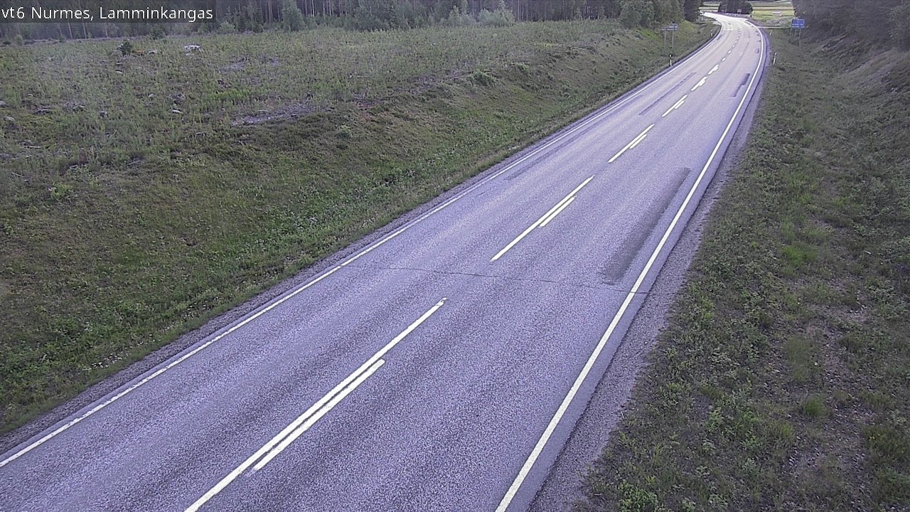 Weather Camera Image Road 6 Nurmes, Lamminkangas, Nurmes, Pohjois-Karjala