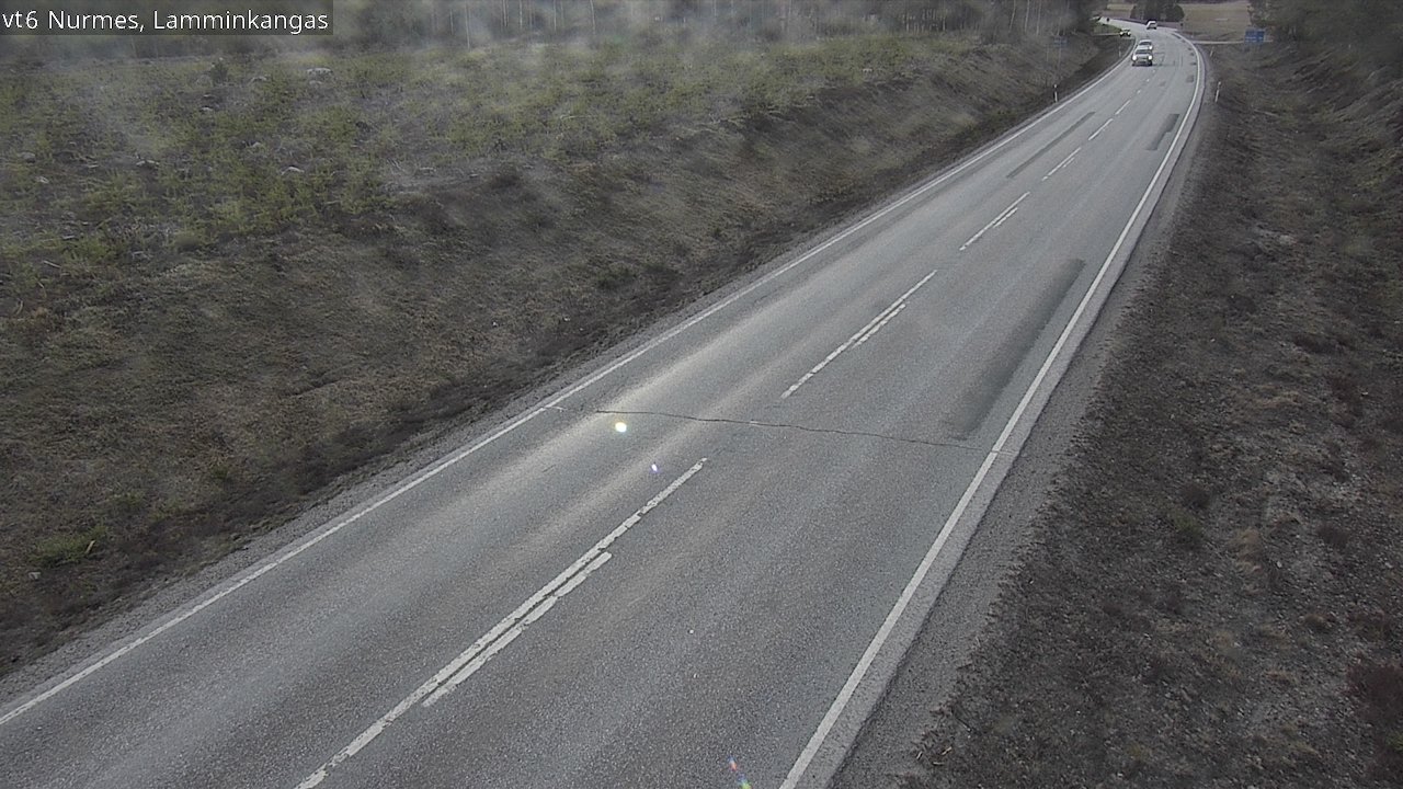Weather Camera Image Väg 6 Nurmes, Lamminkangas, Nurmes, Pohjois-Karjala