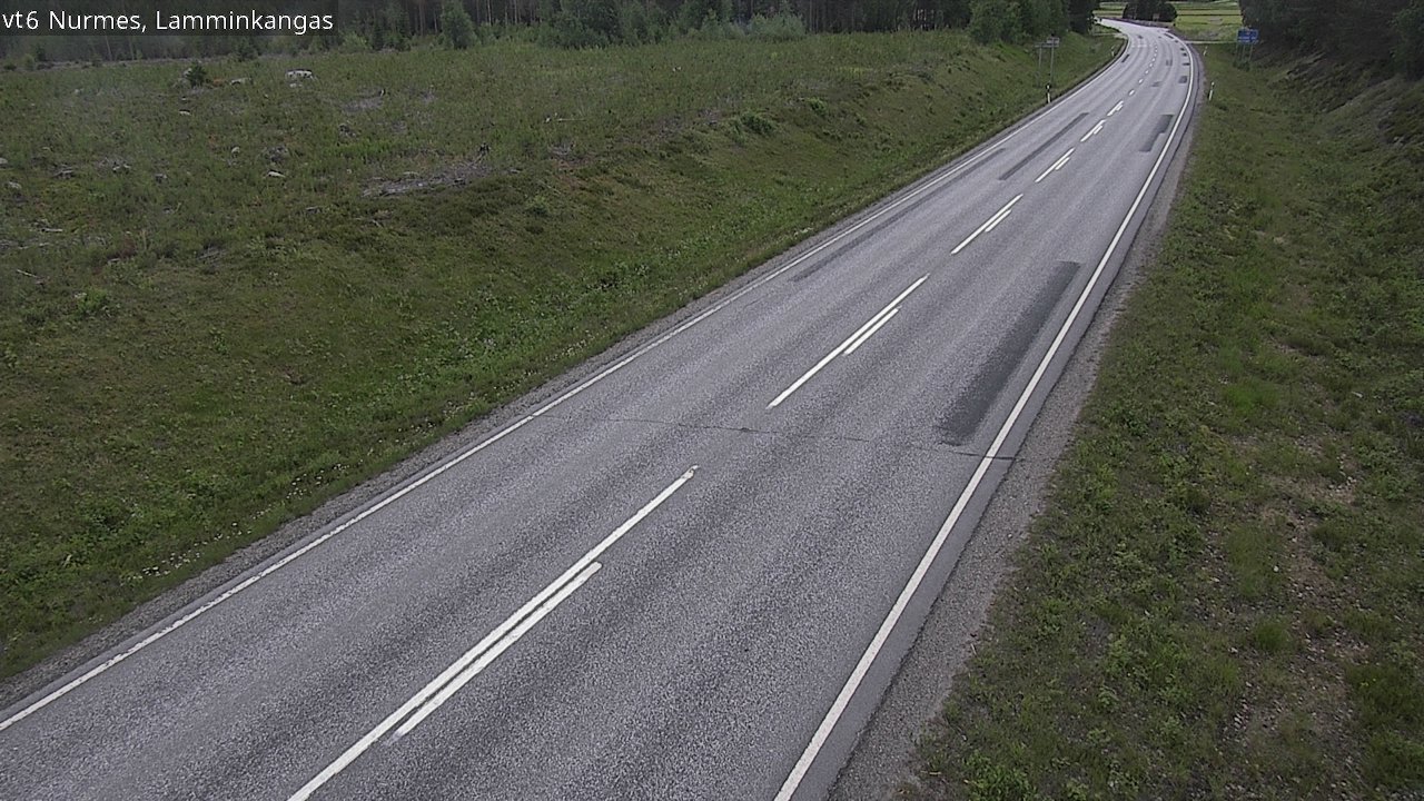 Weather Camera Image Road 6 Nurmes, Lamminkangas, Nurmes, Pohjois-Karjala