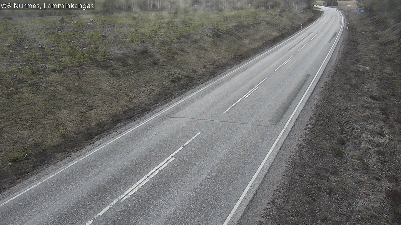 Weather Camera Image Väg 6 Nurmes, Lamminkangas, Nurmes, Pohjois-Karjala