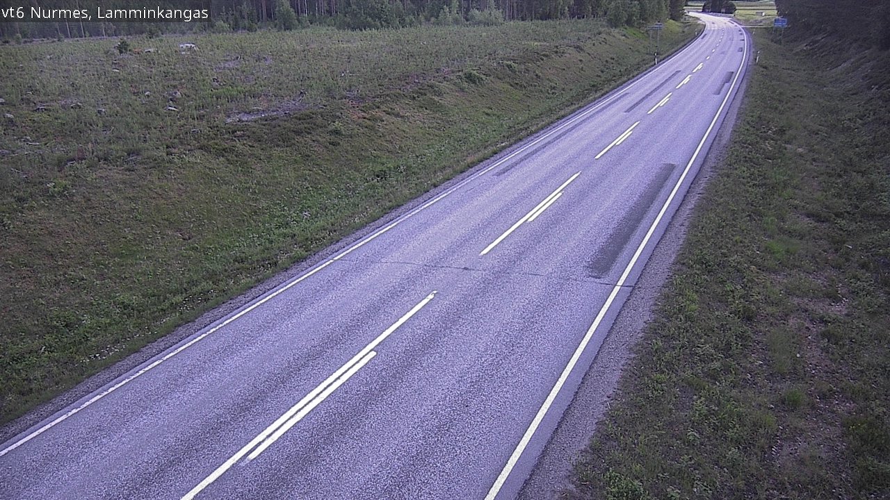 Weather Camera Image Road 6 Nurmes, Lamminkangas, Nurmes, Pohjois-Karjala