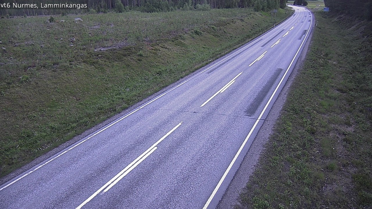 Weather Camera Image Road 6 Nurmes, Lamminkangas, Nurmes, Pohjois-Karjala