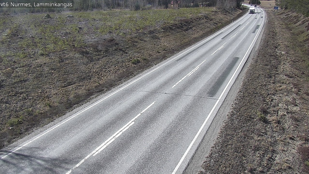 Weather Camera Image Väg 6 Nurmes, Lamminkangas, Nurmes, Pohjois-Karjala