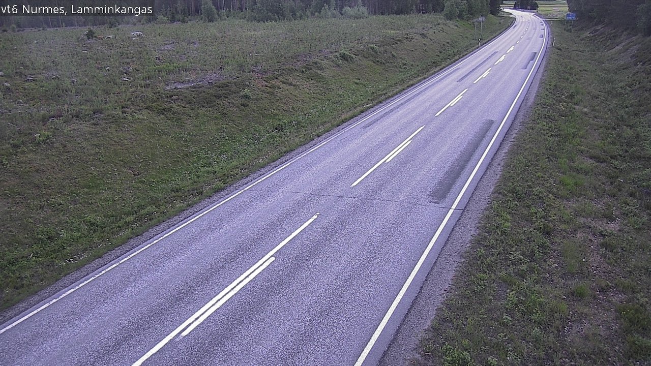 Weather Camera Image Road 6 Nurmes, Lamminkangas, Nurmes, Pohjois-Karjala