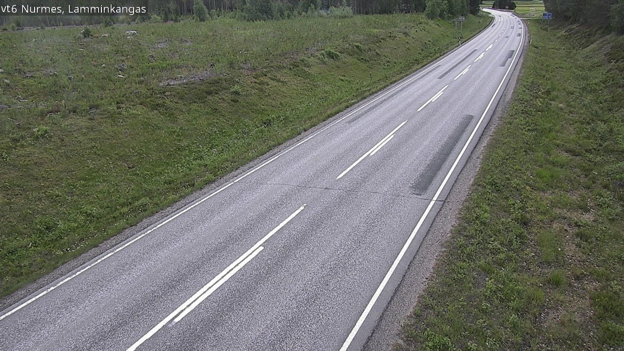 Weather Camera Image Road 6 Nurmes, Lamminkangas, Nurmes, Pohjois-Karjala