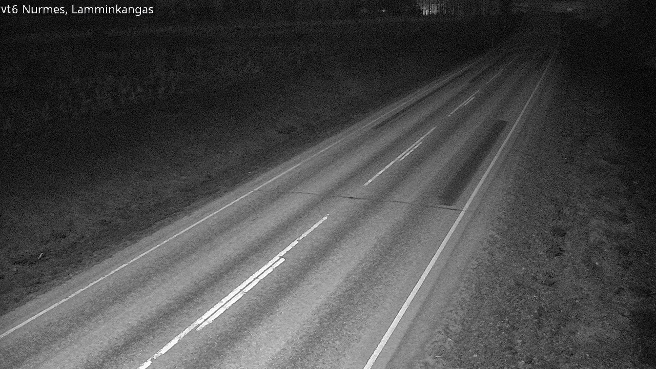 Weather Camera Image Väg 6 Nurmes, Lamminkangas, Nurmes, Pohjois-Karjala