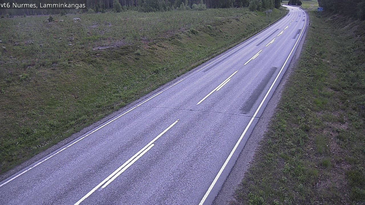 Weather Camera Image Road 6 Nurmes, Lamminkangas, Nurmes, Pohjois-Karjala