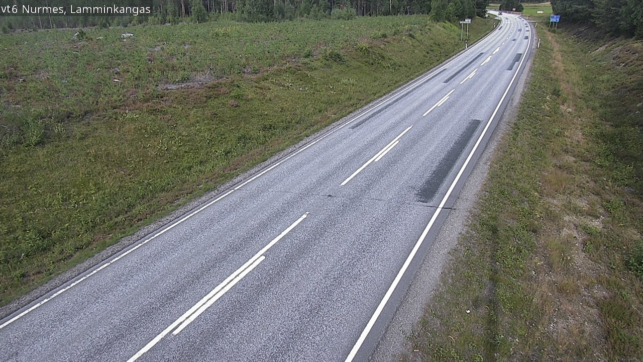 Weather Camera Image Road 6 Nurmes, Lamminkangas, Nurmes, Pohjois-Karjala