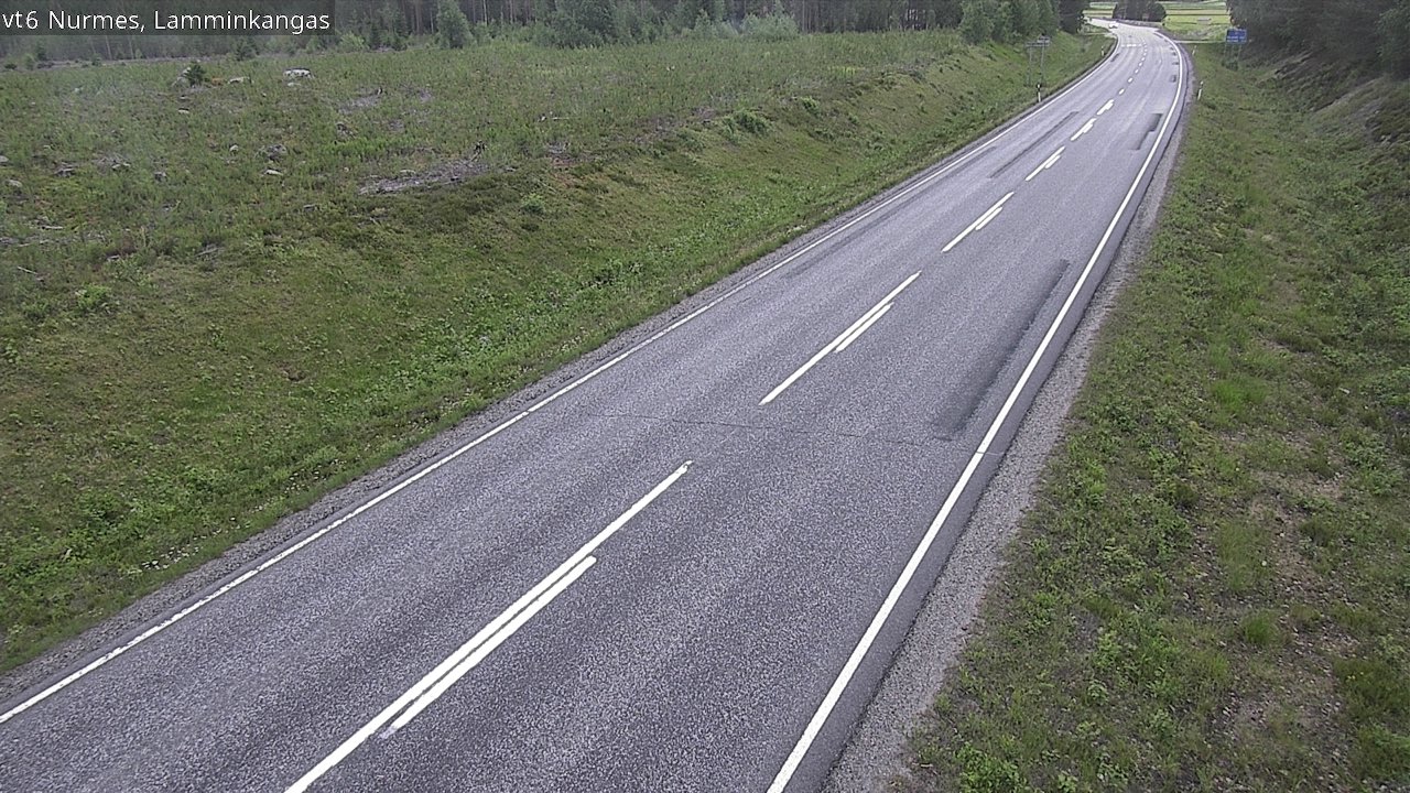 Weather Camera Image Road 6 Nurmes, Lamminkangas, Nurmes, Pohjois-Karjala