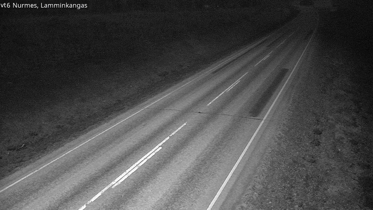 Weather Camera Image Väg 6 Nurmes, Lamminkangas, Nurmes, Pohjois-Karjala