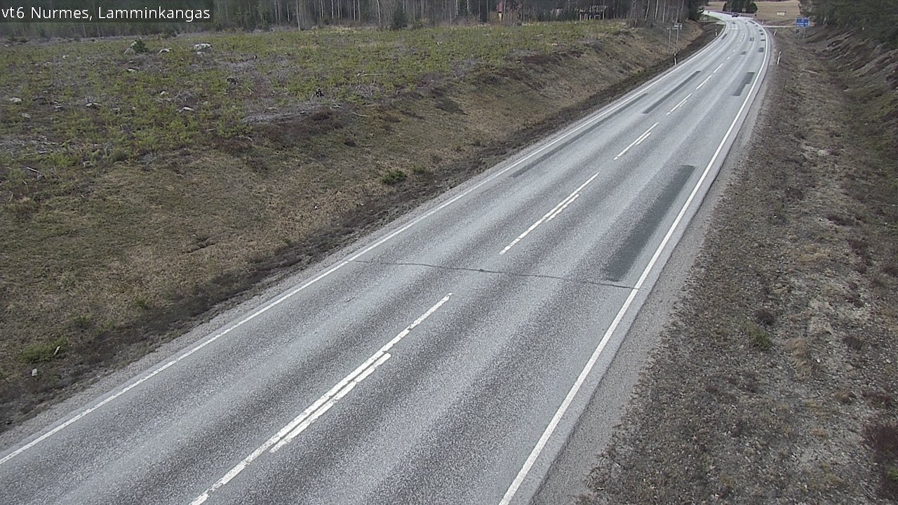 Weather Camera Image Väg 6 Nurmes, Lamminkangas, Nurmes, Pohjois-Karjala