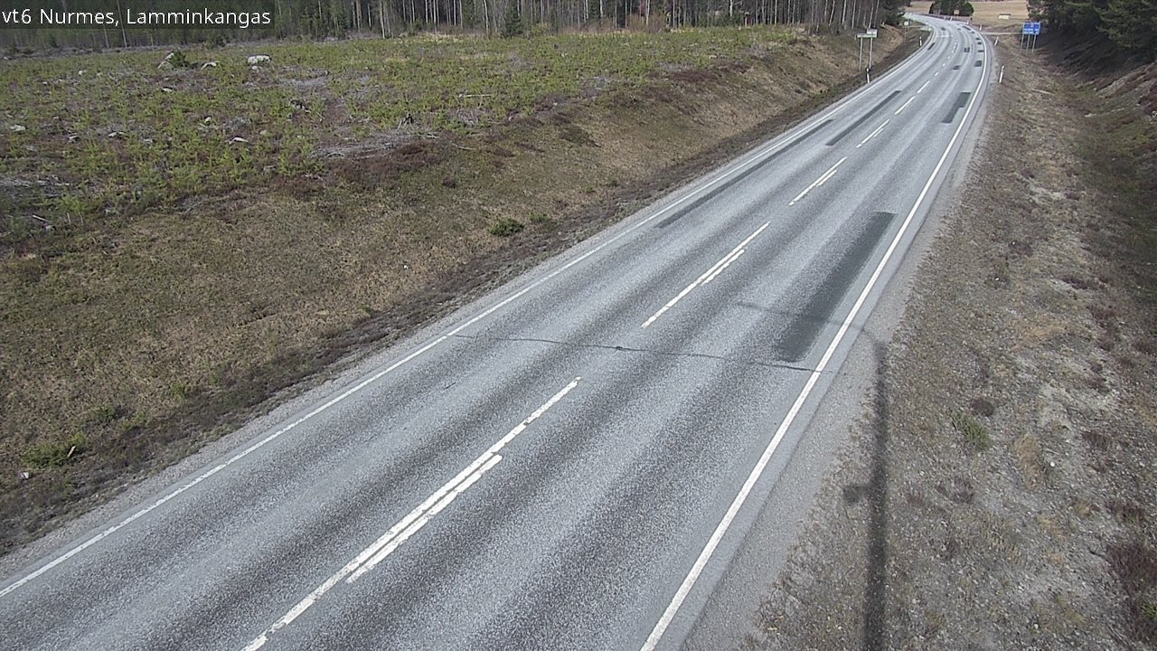 Weather Camera Image Road 6 Nurmes, Lamminkangas, Nurmes, Pohjois-Karjala