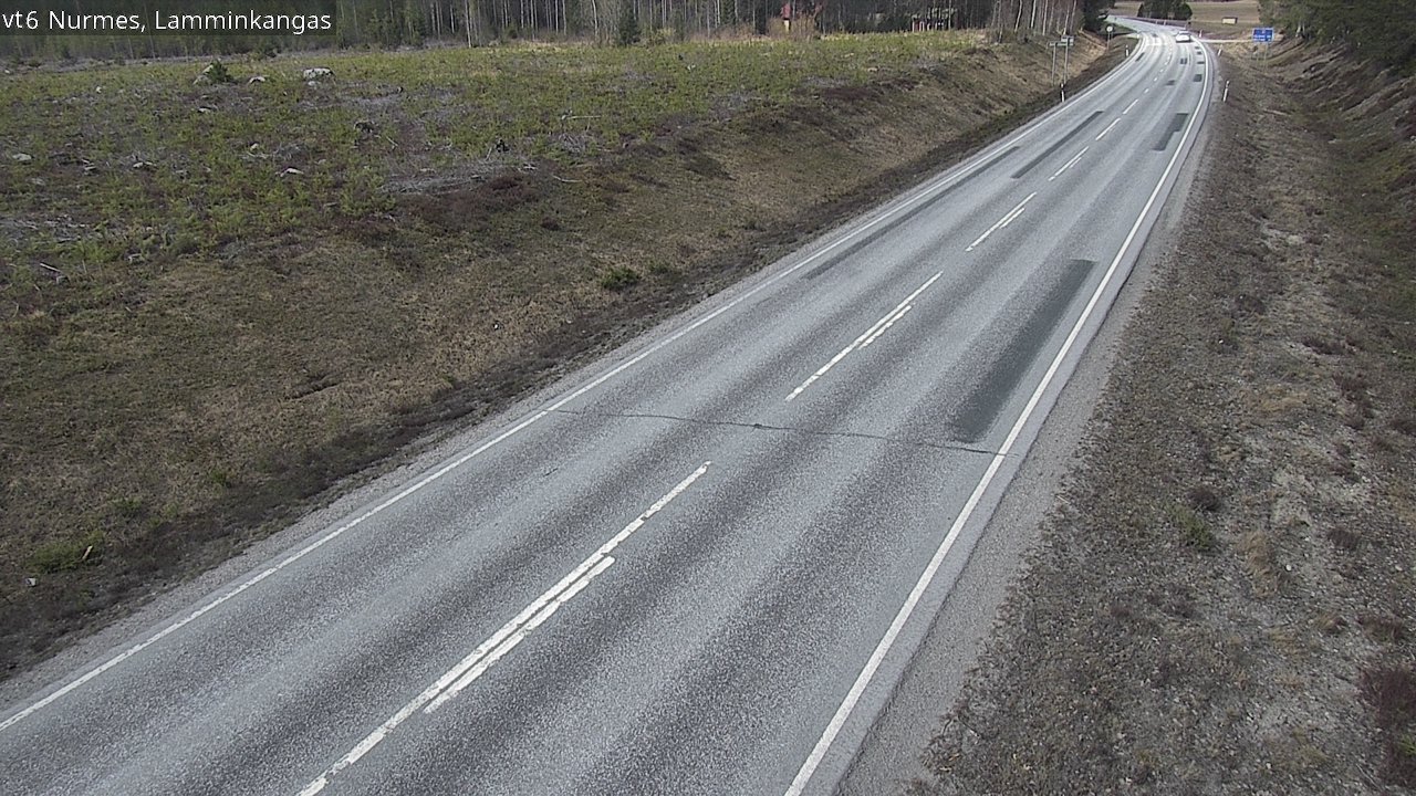 Weather Camera Image Road 6 Nurmes, Lamminkangas, Nurmes, Pohjois-Karjala