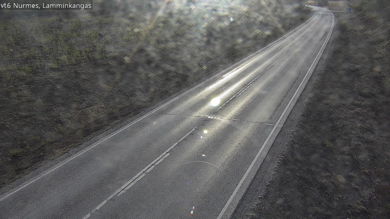 Weather Camera Image Väg 6 Nurmes, Lamminkangas, Nurmes, Pohjois-Karjala