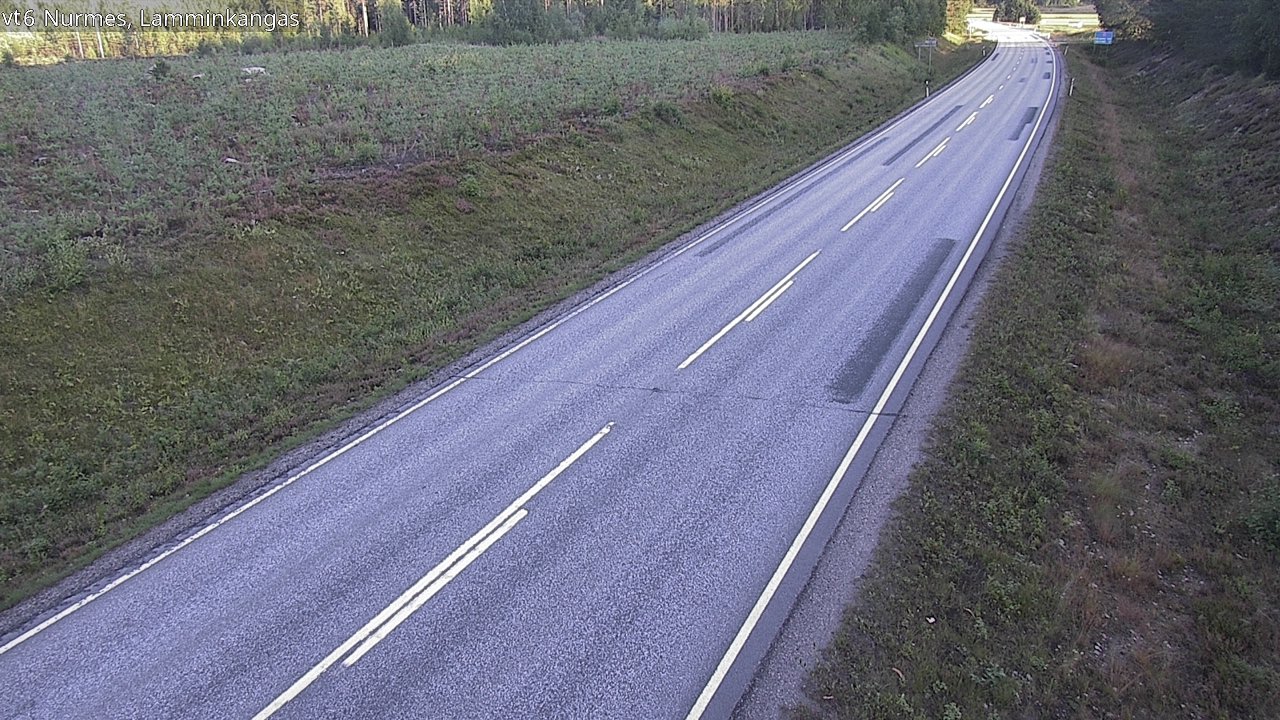 Weather Camera Image Road 6 Nurmes, Lamminkangas, Nurmes, Pohjois-Karjala