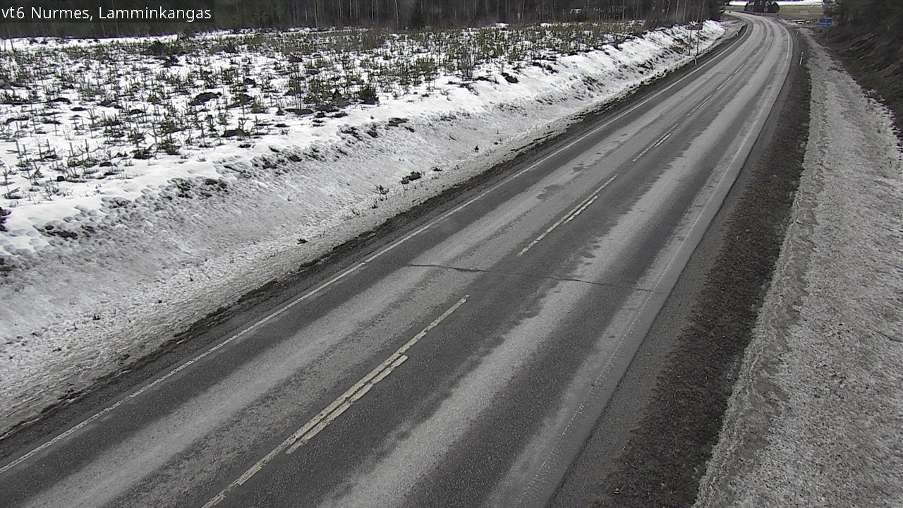 Weather Camera Image Road 6 Nurmes, Lamminkangas, Nurmes, Pohjois-Karjala