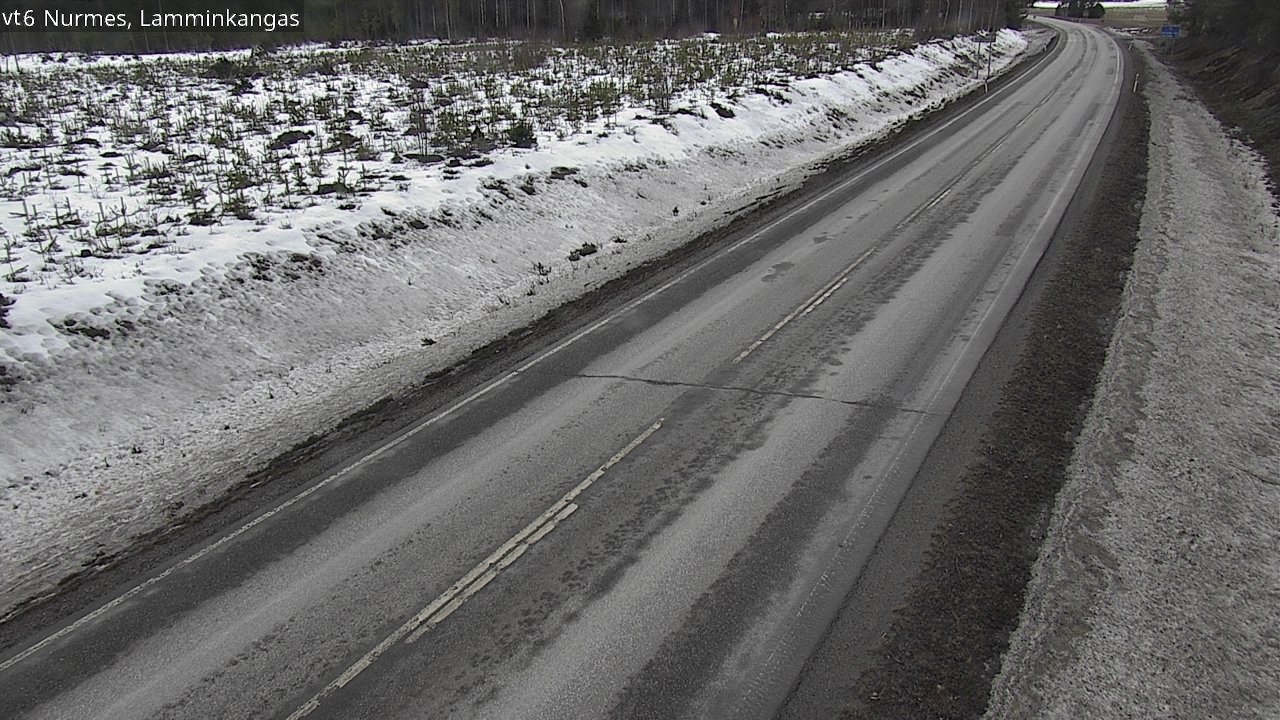 Weather Camera Image Road 6 Nurmes, Lamminkangas, Nurmes, Pohjois-Karjala