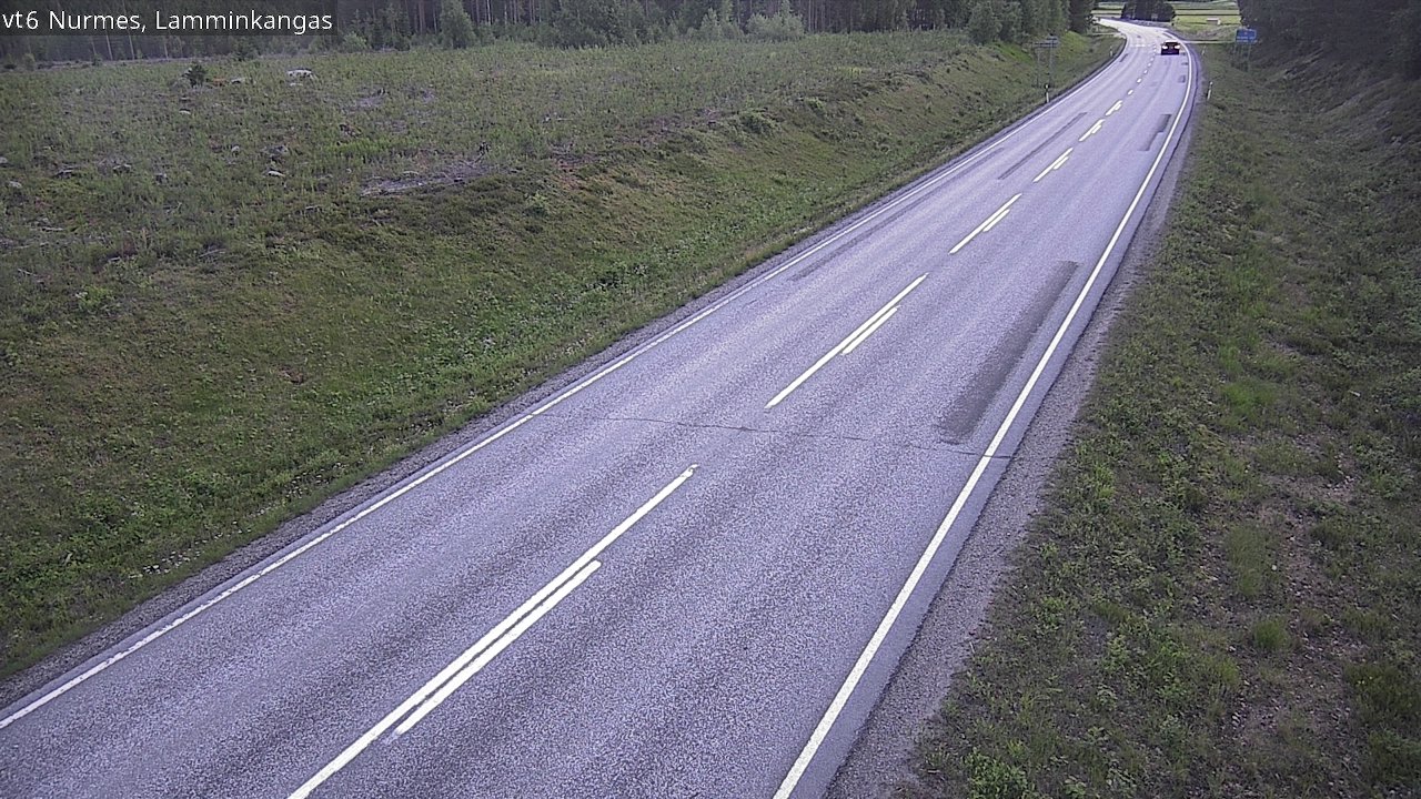 Weather Camera Image Road 6 Nurmes, Lamminkangas, Nurmes, Pohjois-Karjala