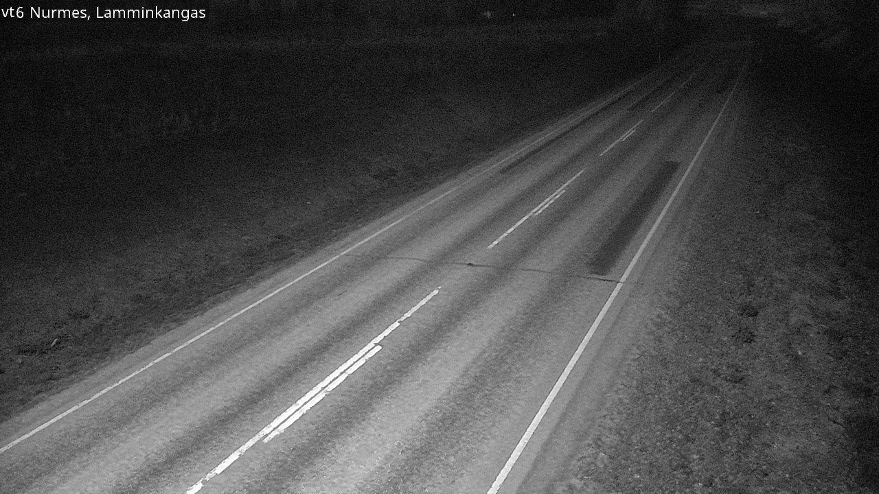Weather Camera Image Väg 6 Nurmes, Lamminkangas, Nurmes, Pohjois-Karjala