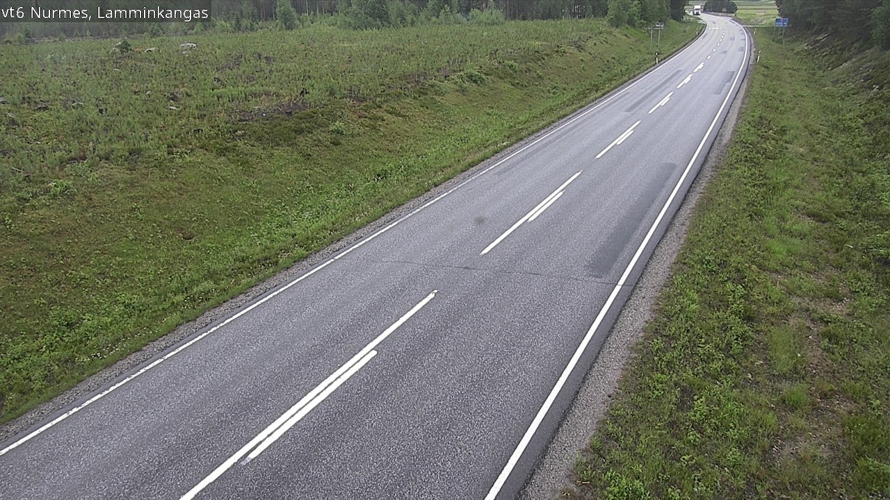 Weather Camera Image Road 6 Nurmes, Lamminkangas, Nurmes, Pohjois-Karjala