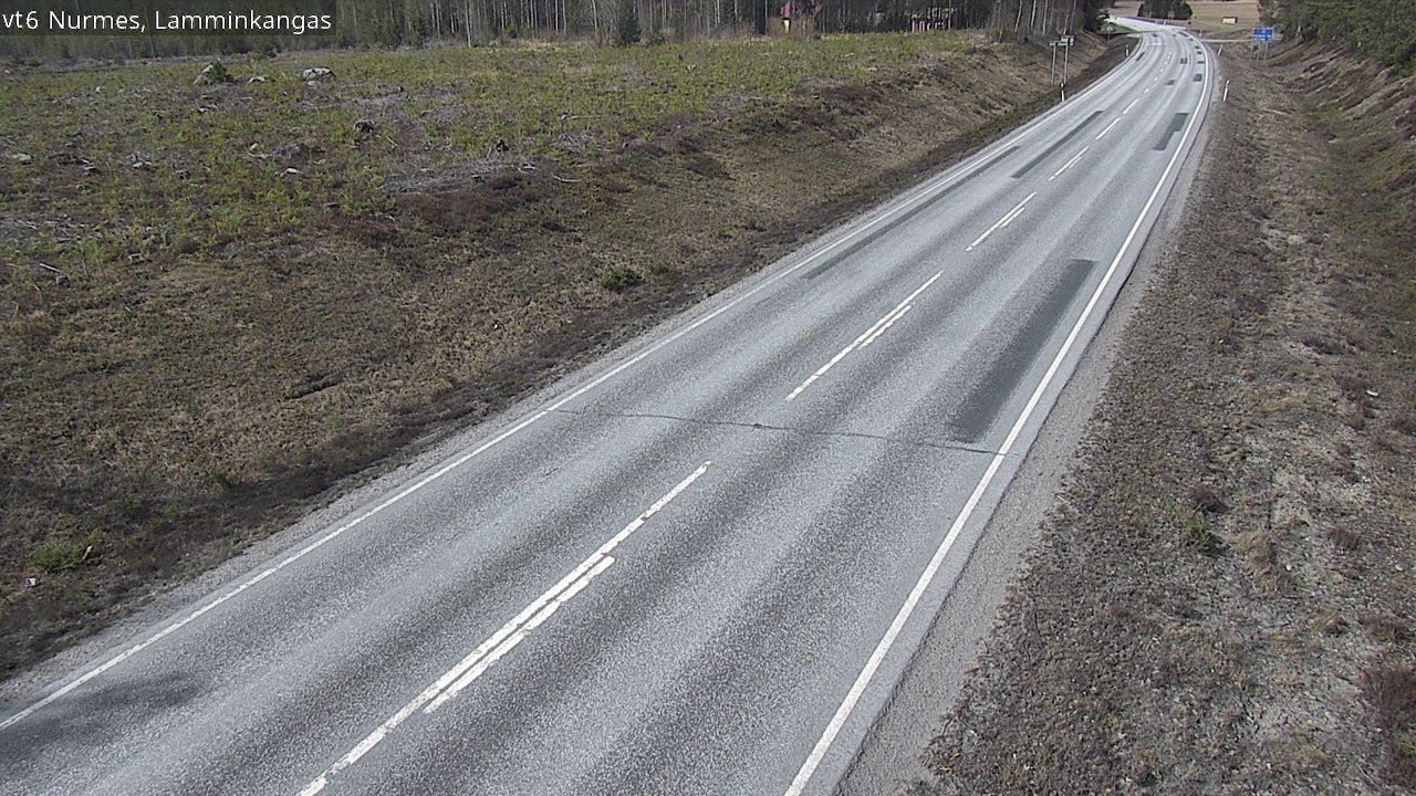 Weather Camera Image Road 6 Nurmes, Lamminkangas, Nurmes, Pohjois-Karjala