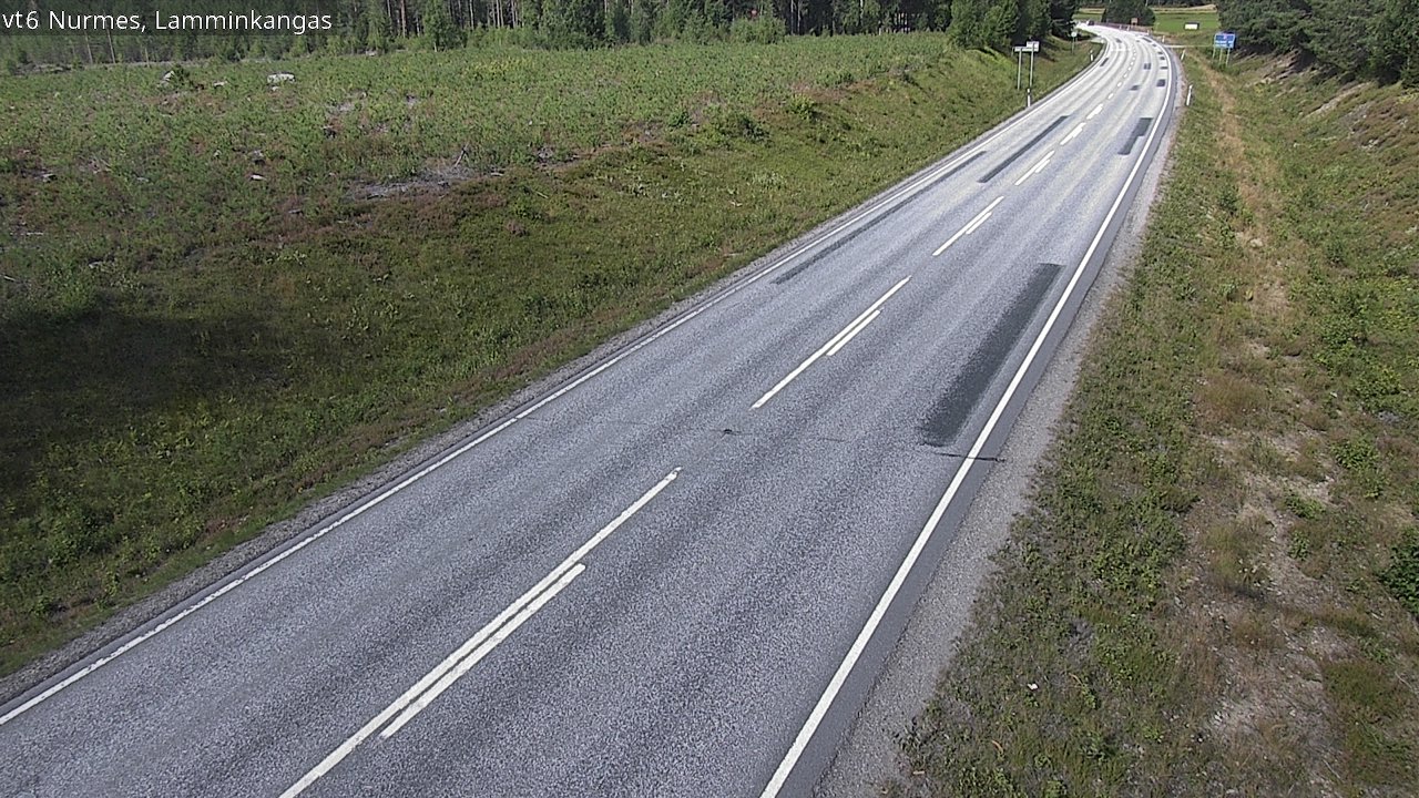 Weather Camera Image Road 6 Nurmes, Lamminkangas, Nurmes, Pohjois-Karjala