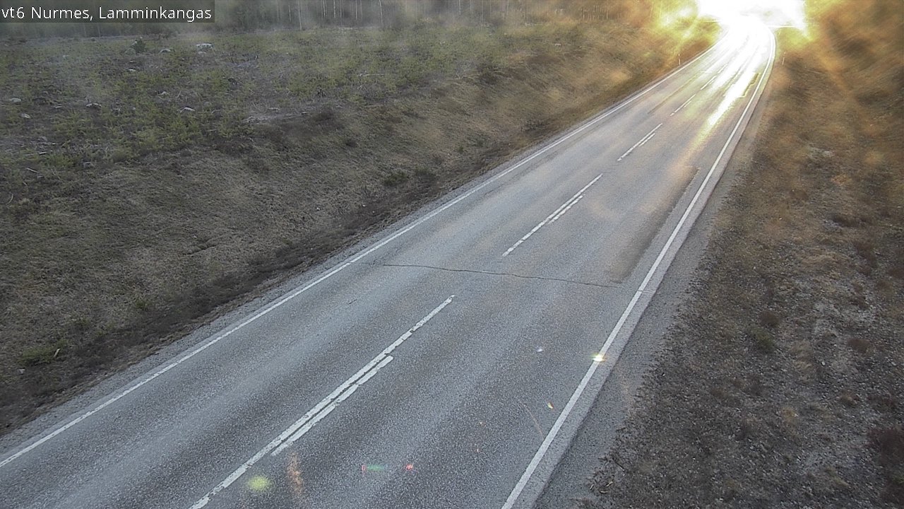 Weather Camera Image Väg 6 Nurmes, Lamminkangas, Nurmes, Pohjois-Karjala