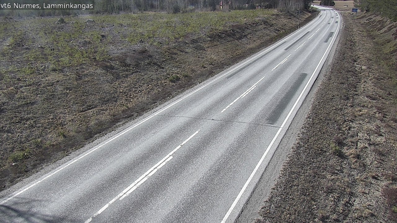 Weather Camera Image Väg 6 Nurmes, Lamminkangas, Nurmes, Pohjois-Karjala