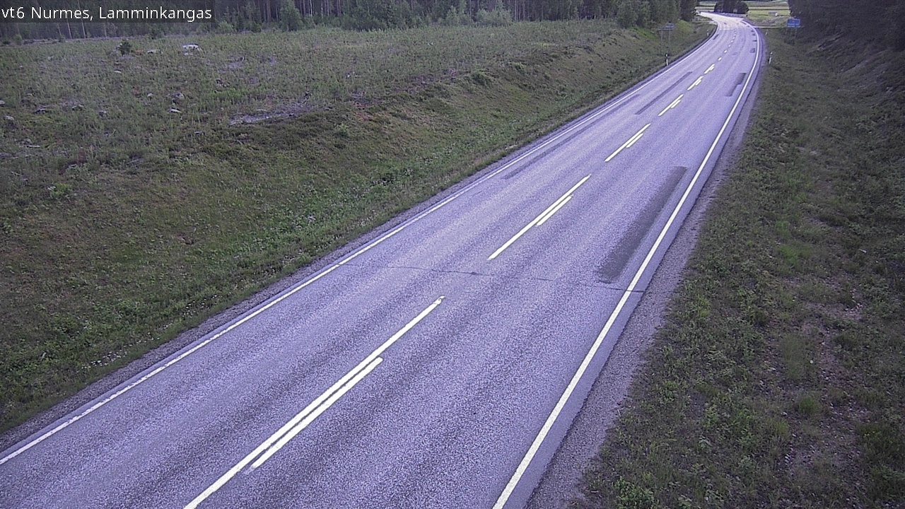 Weather Camera Image Road 6 Nurmes, Lamminkangas, Nurmes, Pohjois-Karjala