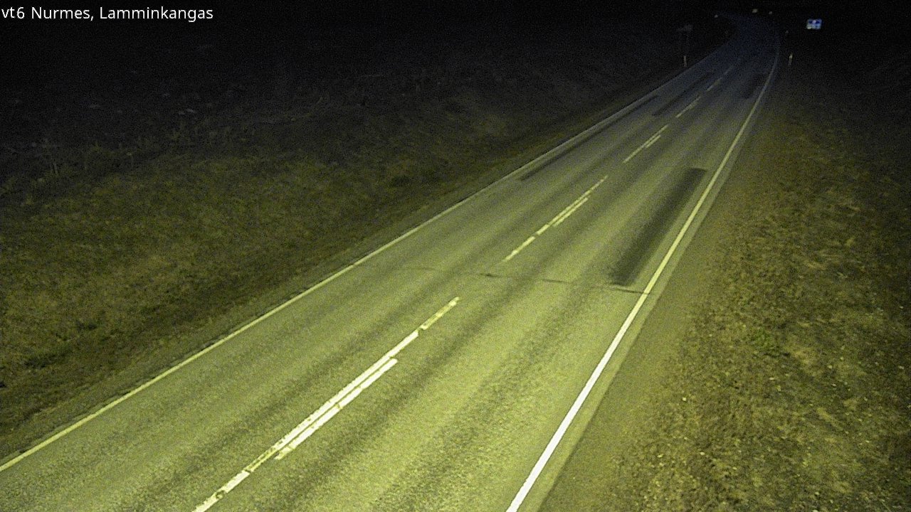 Weather Camera Image Road 6 Nurmes, Lamminkangas, Nurmes, Pohjois-Karjala